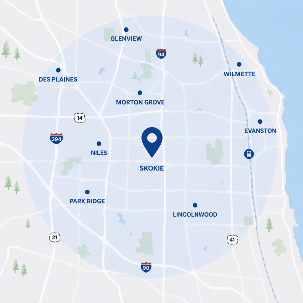 Skokie Map