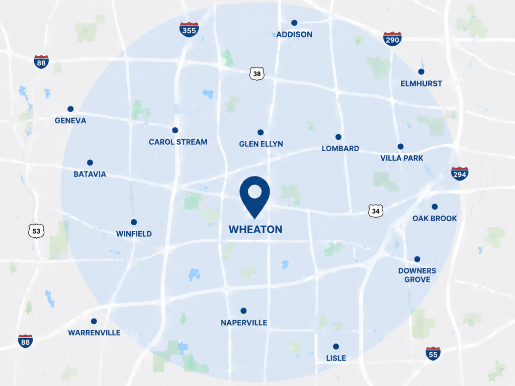 Wheaton Map